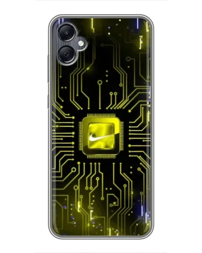 Чохол для Samsung Galaxy A05 з картинкою «Nike — золота іскра»