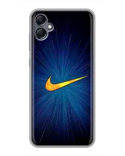 Чохол для Samsung Galaxy A05 з картинкою «Синій пульс Nike» Чохол для Samsung Galaxy A05 з картинкою «Синій пульс Nike»