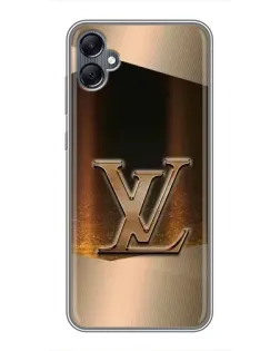 Чохол для Samsung Galaxy A05 з картинкою «LV — золоте сяйво»