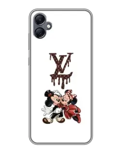Чохол для Samsung Galaxy A05 з картинкою «LV та Міккі Маус»