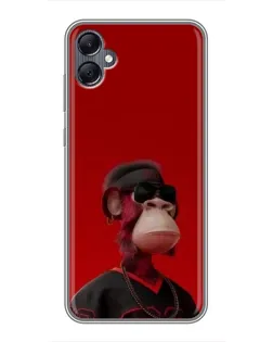 Чохол для Samsung Galaxy A05 з картинкою «Bored Ape в червоному» Чохол для Samsung Galaxy A05 з картинкою «Bored Ape в червоному»