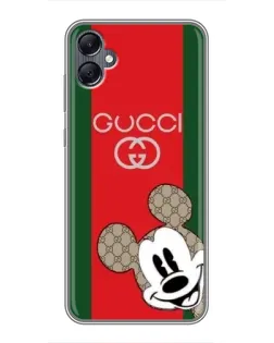 Чохол для Samsung Galaxy A05 з картинкою «Gucci — смуги та Міккі»