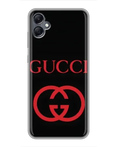 Чохол для Samsung Galaxy A05 з картинкою «Gucci — червоний логотип»