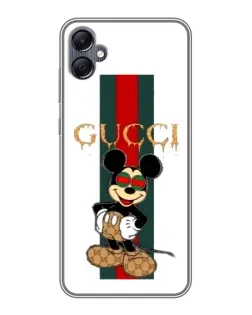 Чохол для Samsung Galaxy A05 з картинкою «Міккі Маус Gucci — смуги»