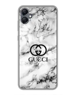 Чохол для Samsung Galaxy A05 з картинкою «Gucci — мармуровий шик»