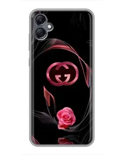 Чохол для Samsung Galaxy A05 з картинкою «Gucci — неонова троянда»