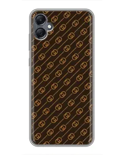 Чохол для Samsung Galaxy A05 з картинкою «Gucci — золоті діагоналі»