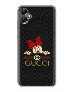 Чохол для Samsung Galaxy A05 з картинкою «Мінні Маус Gucci — чорний»