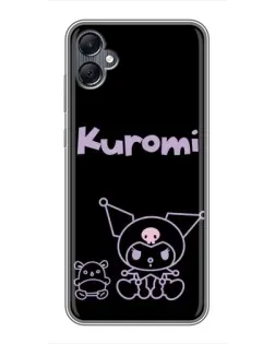 Чохол для Samsung Galaxy A05 з картинкою «Kuromi — чорний мінімалізм» Чохол для Samsung Galaxy A05 з картинкою «Kuromi — чорний мінімалізм»