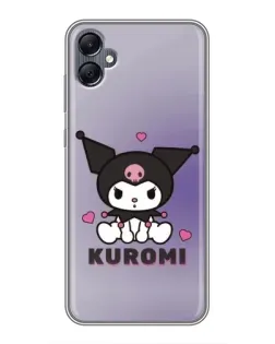 Чохол для Samsung Galaxy A05 з картинкою «Kuromi — фіолетовий арт»