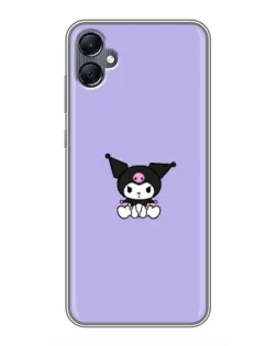 Чохол для Samsung Galaxy A05 з картинкою «Kuromi — фіолетовий мінімалізм»