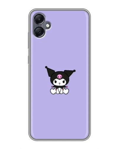 Чохол для Samsung Galaxy A05 з картинкою «Kuromi — фіолетовий мінімалізм»