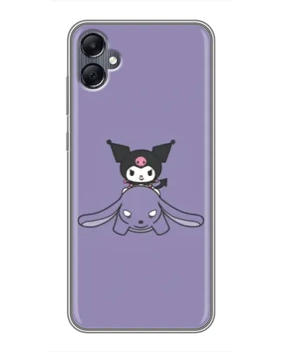 Чохол для Samsung Galaxy A05 з картинкою «Kuromi на ліловому фоні»