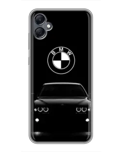 Чохол для Samsung Galaxy A05 з картинкою «BMW — погляд з темряви»