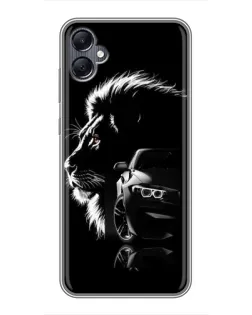 Чохол для Samsung Galaxy A05 з картинкою «BMW та лев»