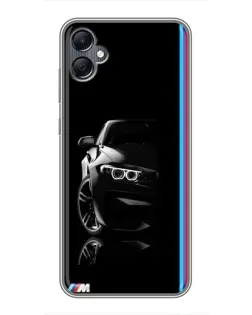 Чохол для Samsung Galaxy A05 з картинкою «Силует BMW в темряві»