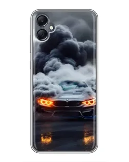 Чохол для Samsung Galaxy A05 з картинкою «BMW у диму»