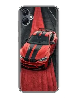 Чохол для Samsung Galaxy A05 з картинкою «BMW на червоній доріжці»