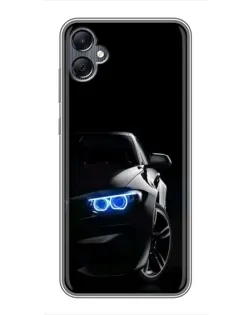 Чохол для Samsung Galaxy A05 з картинкою «BMW — нічний погляд» Чохол для Samsung Galaxy A05 з картинкою «BMW — нічний погляд»