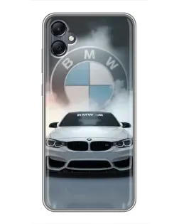 Чохол для Samsung Galaxy A05 з картинкою «BMW в білому диму» Чохол для Samsung Galaxy A05 з картинкою «BMW в білому диму»
