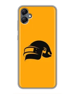 Чехол для Samsung Galaxy A05 с картинкой «PUBG — золотой шлем»