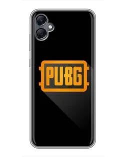 Чехол для Samsung Galaxy A05 с картинкой «PUBG — рамка лого»