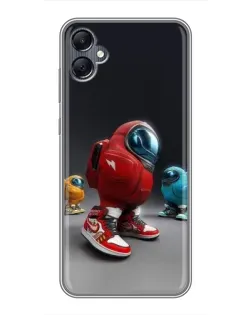 Чехол для Samsung Galaxy A05 с картинкой «Among Us — 3D стиль»