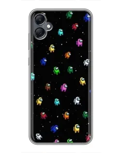 Чехол для Samsung Galaxy A05 с картинкой «Экипаж Among Us»
