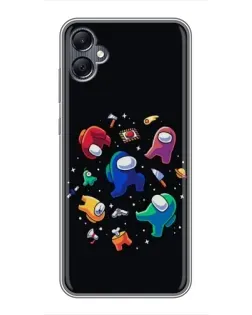 Чехол для Samsung Galaxy A05 с картинкой «Among Us космос»