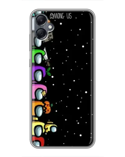 Чехол для Samsung Galaxy A05 с картинкой «Команда Among Us»