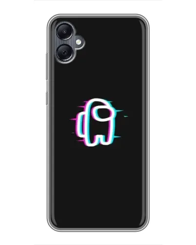 Чехол для Samsung Galaxy A05 с картинкой «Among Us неон»