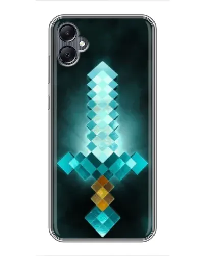 Чехол для Samsung Galaxy A05 с картинкой «Алмазный меч неон» Чехол для Samsung Galaxy A05 с картинкой «Алмазный меч неон»