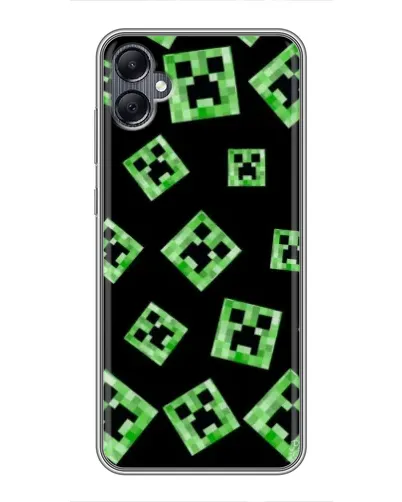 Чехол для Samsung Galaxy A05 с картинкой «Паттерн с криперами» Чехол для Samsung Galaxy A05 с картинкой «Паттерн с криперами»