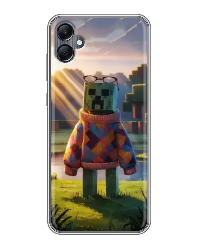 Чехол для Samsung Galaxy A05 с картинкой «Крипер в свитере» Чехол для Samsung Galaxy A05 с картинкой «Крипер в свитере»