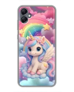 Чехол для Samsung Galaxy A05 с картинкой «Маленький единорог»