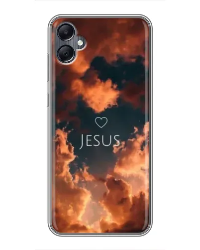 Чехол для Samsung Galaxy A05 с картинкой «Сияние Имени Jesus»