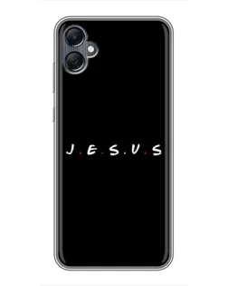 Чехол для Samsung Galaxy A05 с картинкой «Точки веры J.E.S.U.S.»