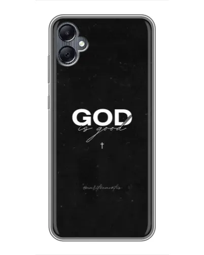 Чехол для Samsung Galaxy A05 с картинкой «GOD — Бог над всем»