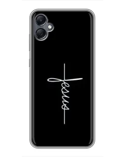 Чехол для Samsung Galaxy A05 с картинкой «Тонкая линия веры»