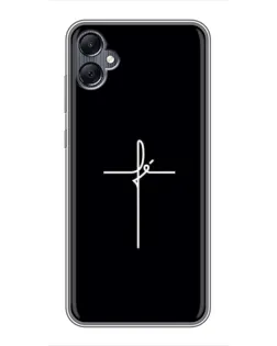 Чехол для Samsung Galaxy A05 с картинкой «Тонкий крест» Чехол для Samsung Galaxy A05 с картинкой «Тонкий крест»
