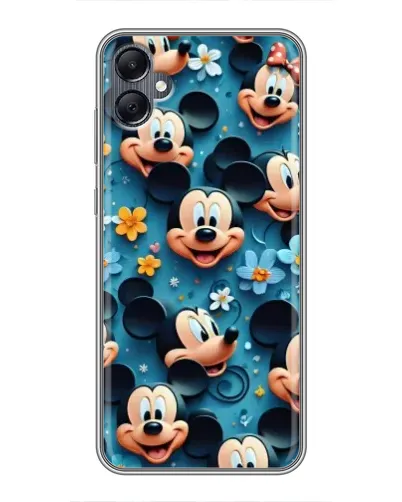 Чехол для Samsung Galaxy A05 с картинкой «Паттерн Микки и Минни» Чехол для Samsung Galaxy A05 с картинкой «Паттерн Микки и Минни»