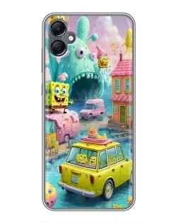 Чехол для Samsung Galaxy A05 с картинкой «Монстр-трак приключения»