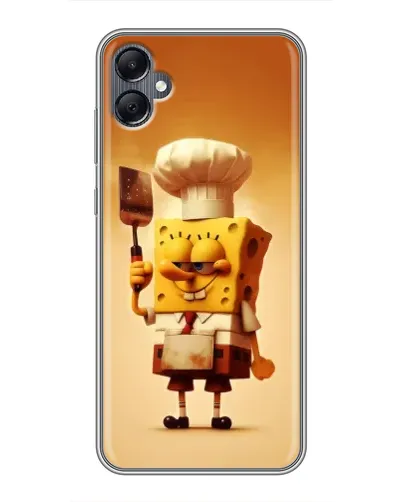Чехол для Samsung Galaxy A05 с картинкой «Губка Боб повар»