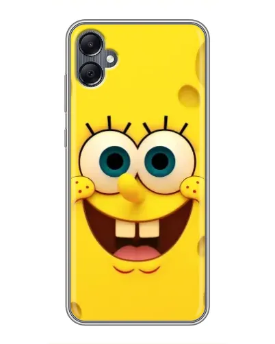 Чехол для Samsung Galaxy A05 с картинкой «Губка Боб улыбка»