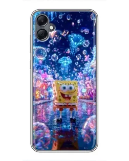 Чехол для Samsung Galaxy A05 с картинкой «Неоновый океан»