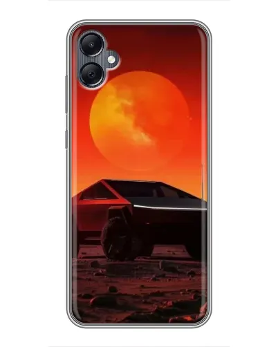 Чехол для Samsung Galaxy A05 с картинкой «Cybertruck на Марсе»