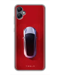 Чохол для Samsung Galaxy A05 з картинкою «Tesla Top View»
