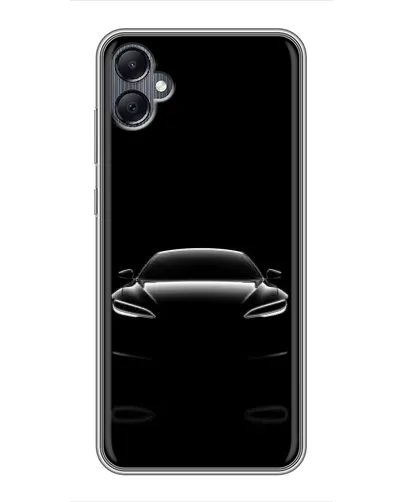 Чехол для Samsung Galaxy A05 с картинкой «Силуэт Tesla Night»