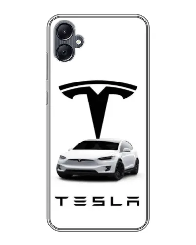Чехол для Samsung Galaxy A05 с картинкой «Tesla White Style»