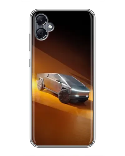 Чехол для Samsung Galaxy A05 с картинкой «Cybertruck в пустыне»